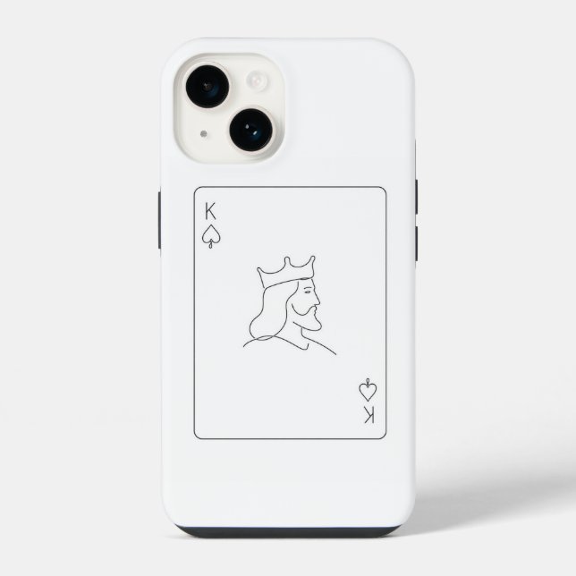 Minimal K Iphone Case (Back)