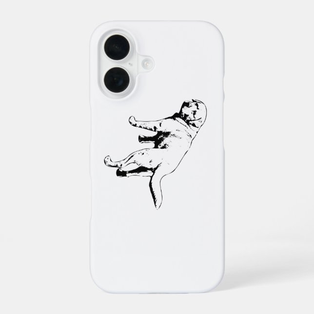 Minimal Lab, Eyes Over the Shoulder iPhone Case (Back)