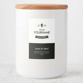 Minimal Label for Baked Goods, Personalize, Custom