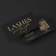 Minimal Lash Artist Elegant Black