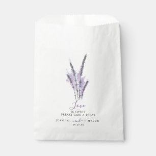 Minimal Lavender Favor Bags
