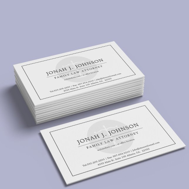 Minimal Lawyer Themed | Business Card (Creator Uploaded)