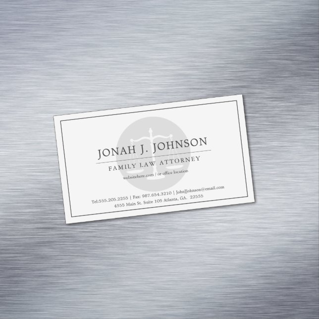 Minimal Lawyer Themed | Business Card (In Situ)
