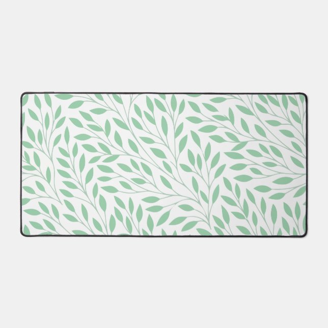 Minimal leaf  desk mat (Front)