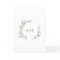 Minimal Leaf | Olive Green Monogram Wedding