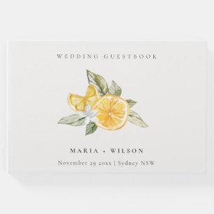 .com .com: Lemon Sherbet® Wedding Guest Book - Guest Book  Wedding Reception - Baby Shower Guest Book - Polaroid Guest Book For Wedding  - Wedding Guestbook - Wedding Sign In Book 