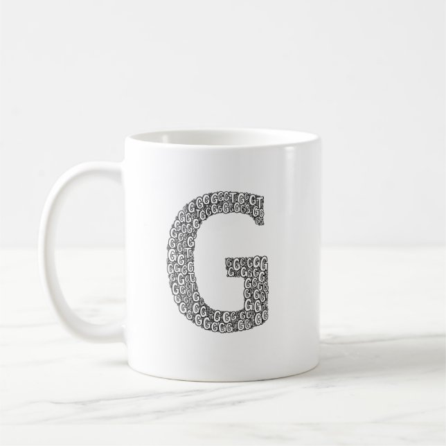 Minimal Letter G Coffee Mug  (Left)