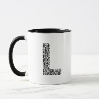 Minimal Letter L Coffee Mug 