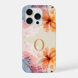 Minimal Letter O Phone Case – Calm Abstract Design