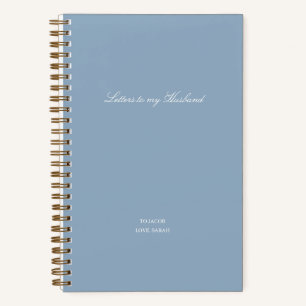 Minimal Letters to My Husband Notebook
