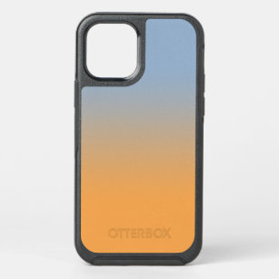 Minimal Light Blue to Orange Gradient OtterBox Symmetry iPhone 12 Case
