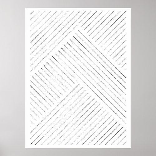 Minimal line art poster