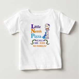 Minimal Little Nero’s Pizza Baby T-Shirt