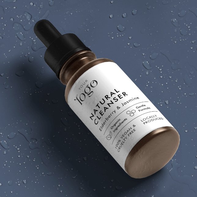 Minimal Logo 2OZ Dropper Bottle Waterproof Label (Creator Uploaded)