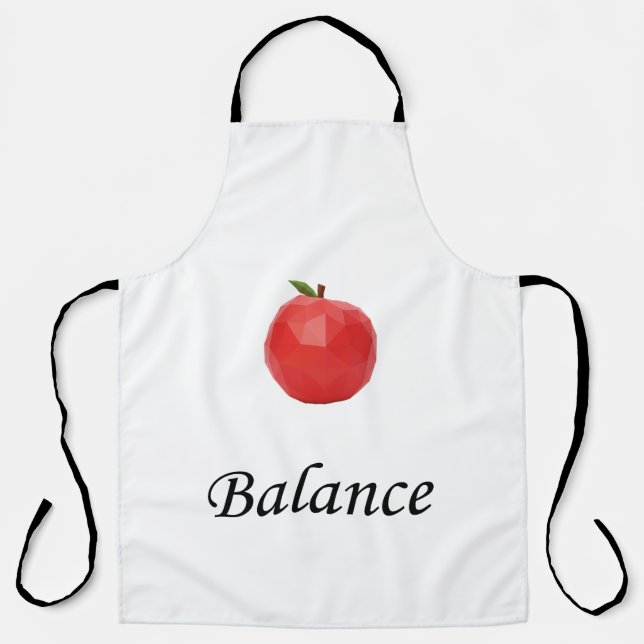 Minimal Low Poly Symbol Apron (Front)