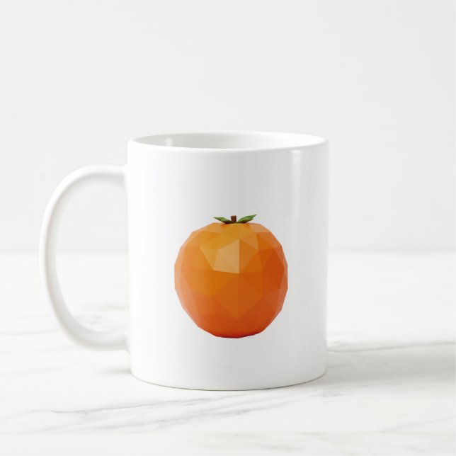 Minimal Low Poly Symbol Mug (Left)