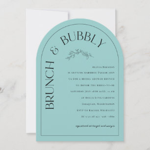 Minimal Luxe Bridal Shower Party Invitation Card