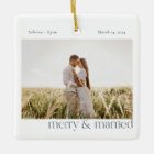 Minimal Merry and Married Photo 