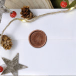 Minimal Merry Christmas Calligraphy & Family Name Wax Seal Sticker<br><div class="desc">An elegant and minimalist wax seal sticker design, with "Merry Christmas" in elegant script calligraphy and your family name in classic serif typography underneath. Save yourself the time and guesswork of working with wax by opting for peel-and-stick wax seal stickers instead. Order a set of customized wax seals instead of...</div>