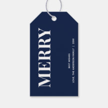 Minimal MERRY | Navy Blue Holiday