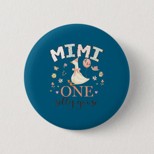 Minimal Mimi One Silly Goose 1st Button