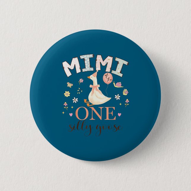Minimal Mimi One Silly Goose 1st Button (Front)