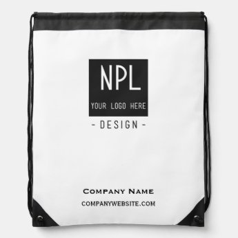 Minimal, Modern Black and White Company or Name