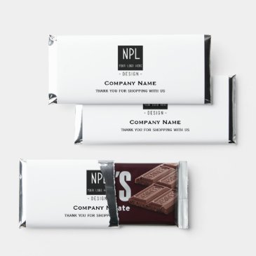 Minimal, Modern Black and White Company or Name