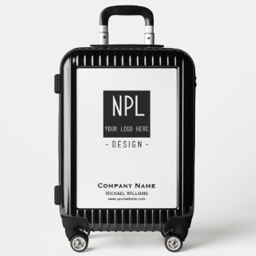Minimal, Modern Black and White Company or Name 