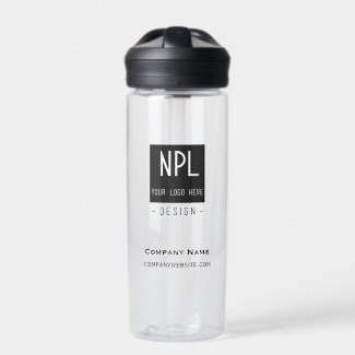 Minimal, Modern Black and White Company or Name 