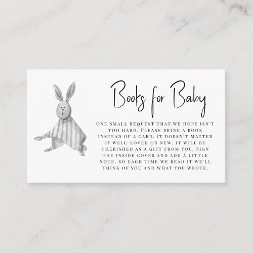 Minimal modern bunny baby shower enclosure 