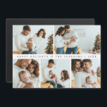Minimal Modern Christmas Family Portraits Collage Magnetic Invitation<br><div class="desc">Share your cherished holiday photos with this Simple Minimal Modern Christmas Family Portraits Collage Magnetic Card with Envelopes. Featuring a clean, modern design, this card highlights your favorite family portraits in a stylish collage, perfect for spreading holiday cheer. The magnetic feature allows recipients to display it easily, keeping your family...</div>