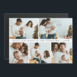 Minimal Modern Christmas Family Portraits Collage Magnetic Invitation<br><div class="desc">Share your cherished holiday photos with this Simple Minimal Modern Christmas Family Portraits Collage Magnetic Card with Envelopes. Featuring a clean, modern design, this card highlights your favorite family portraits in a stylish collage, perfect for spreading holiday cheer. The magnetic feature allows recipients to display it easily, keeping your family...</div>