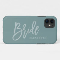 Minimal modern cleanline script text bride wedding