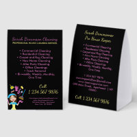 Minimal Modern Commercial Janitorial Maid cleaning