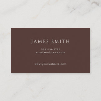 Minimal Modern Creative Director Business Card