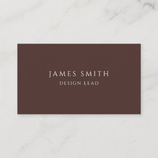 Minimal Modern Design Lead Business Card