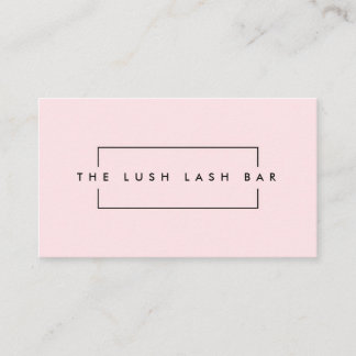 Minimal Modern Eyelash & Brows Business Card