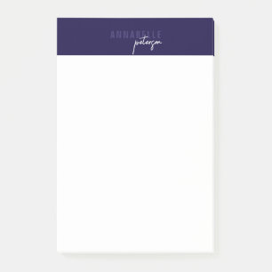 Minimal Modern Professional Blue Simple Post-it Notes