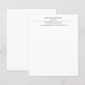 Minimal Modern Professional Creative Paper Sheet (Front/Back)