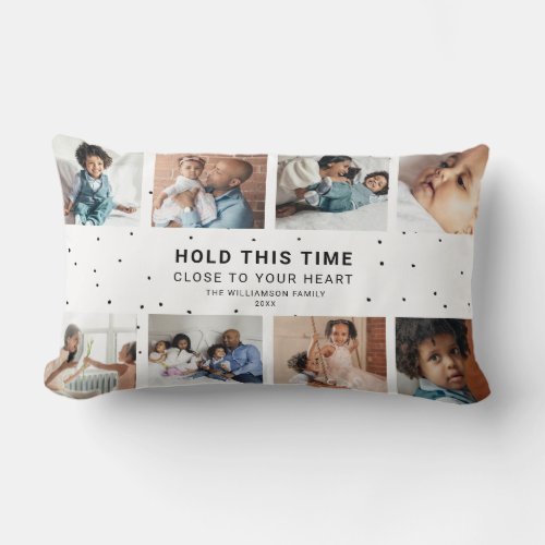 Minimal Modern Quote  Trendy Gratitude Holiday Lumbar Pillow