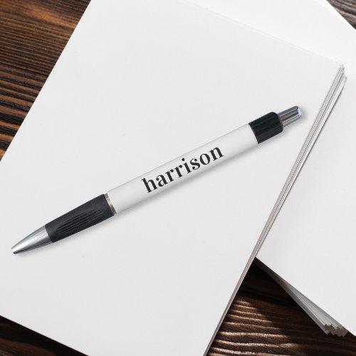 Minimal Modern Typography Monogram Pen