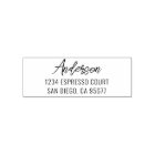 Minimal Modern Typography Return Address