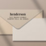Minimal Modern Typography Return Address Self-inking Stamp