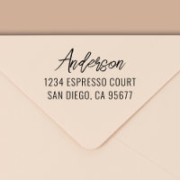 Minimal Modern Typography Return Address