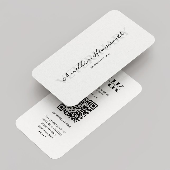 Minimal Modern Veterinarian Pet Care White Business Card (Minimal Modern Veterinarian Pet Care White Business Card
)