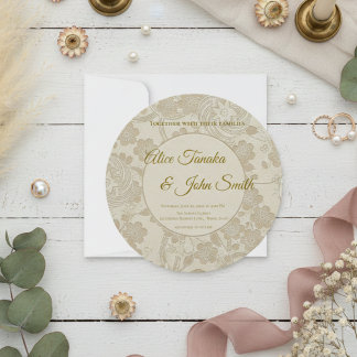 Minimal Modern Wedding Invitation – Elegant JP