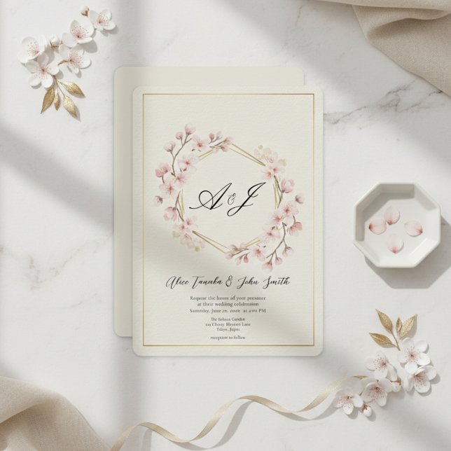 Minimal Modern Wedding Invitation – Elegant JP (Creator Uploaded)