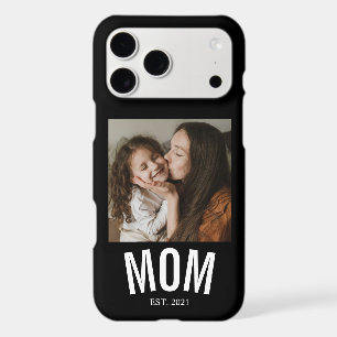Minimal Mom Established Black Photo iPhone 17 Pro Max Case