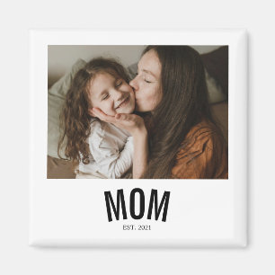 Minimal Mom Established Photo Magnet